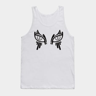 Abstract tribal tattoo with eye concept No. A22 Tank Top